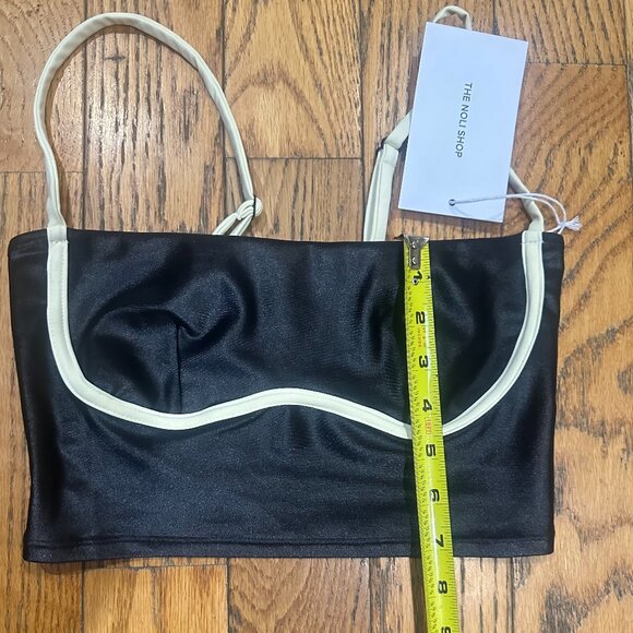 NWT Noli Shop Black Halftime Bra and Liquid Leggings Size Small - Picture 11 of 13